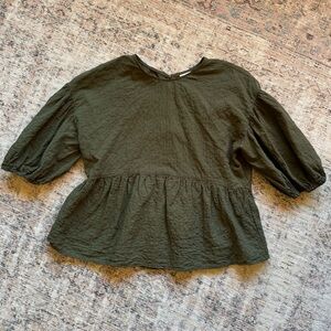 {A New Day} Peplum Top